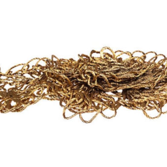 Brutalist Woven Brass Wire Belt main image 3